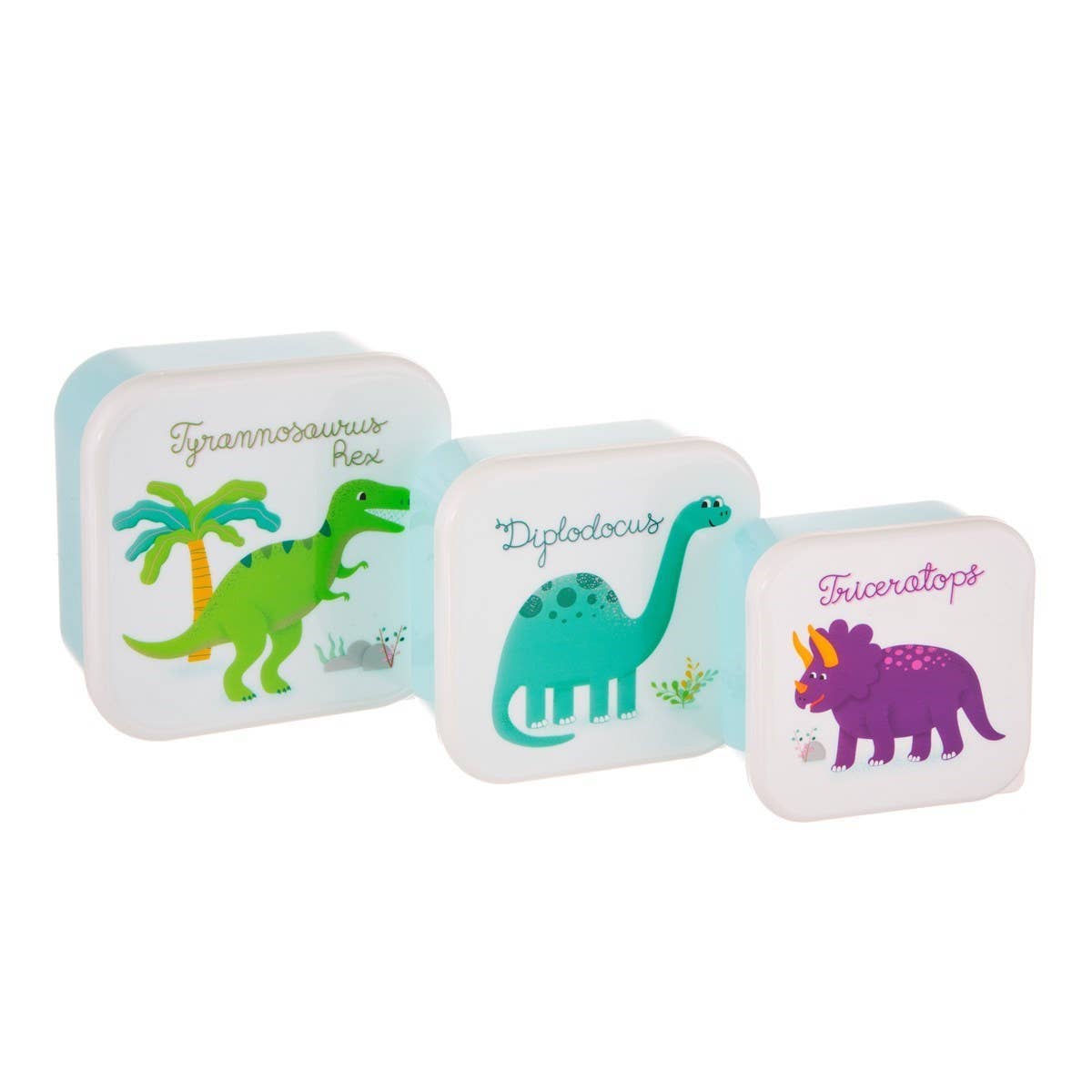 Roarsome Dinosaur Lunch Boxes - Set of 3