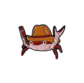 Pin’s Crabe Cowboy