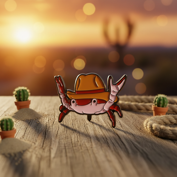 Cowboy Crab Pin