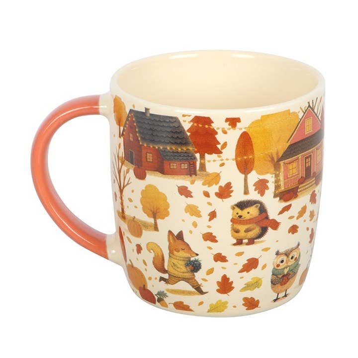 Ensemble Creature Comforts : mug d'automne et passoire à thé
