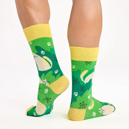 Gift Set 3 Pairs of Cat Socks