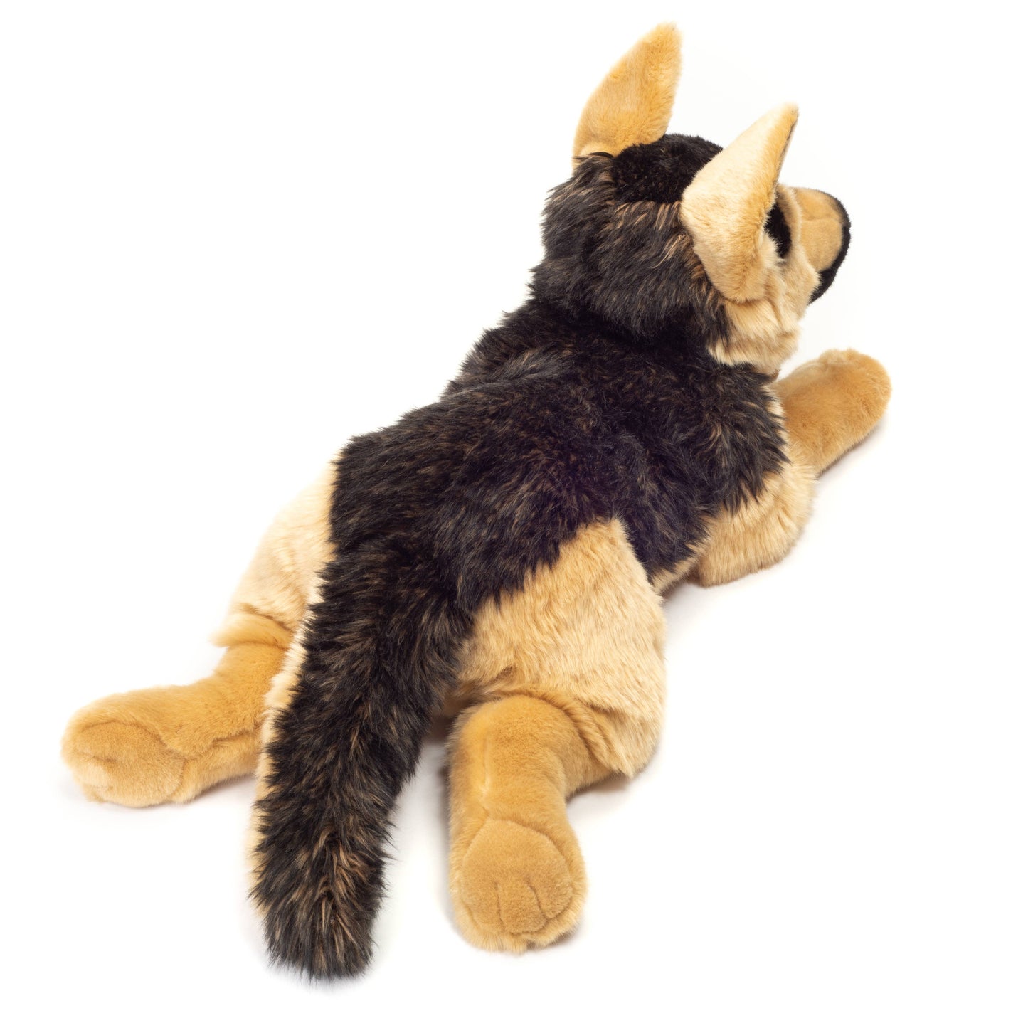 Large Plush German Shepherd Lying Down