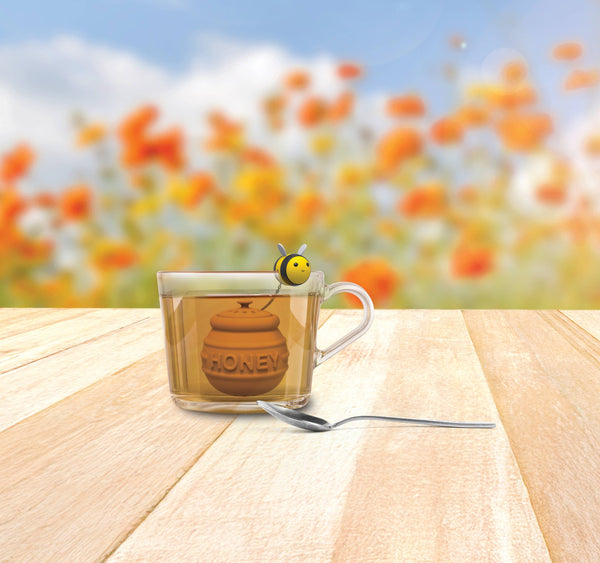 Honey Pot and Bee Tea Infuser