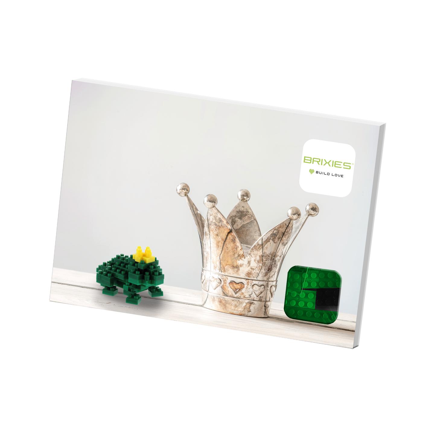 BRIXIES Frog King Postcard