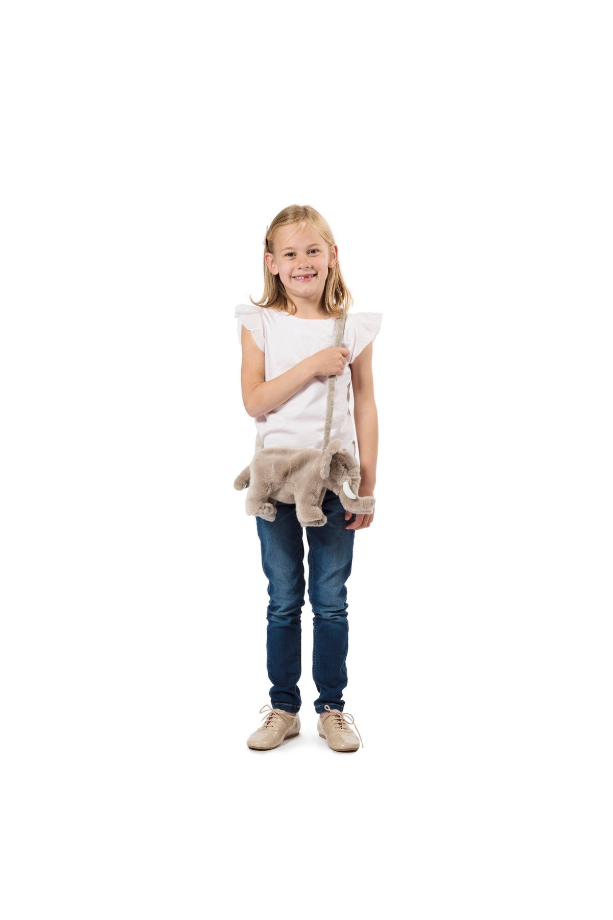 Sac bandoulière peluche enfant éléphant