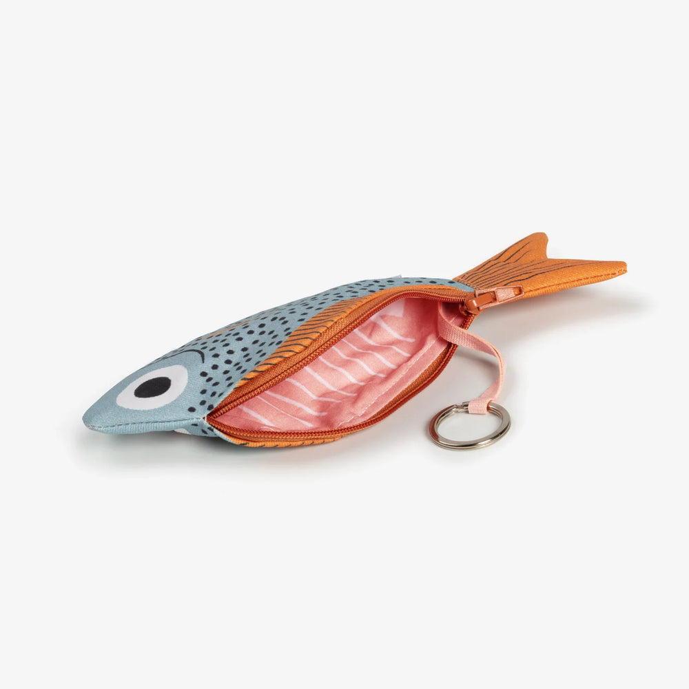 Portamonete a forma di pesce spazzino