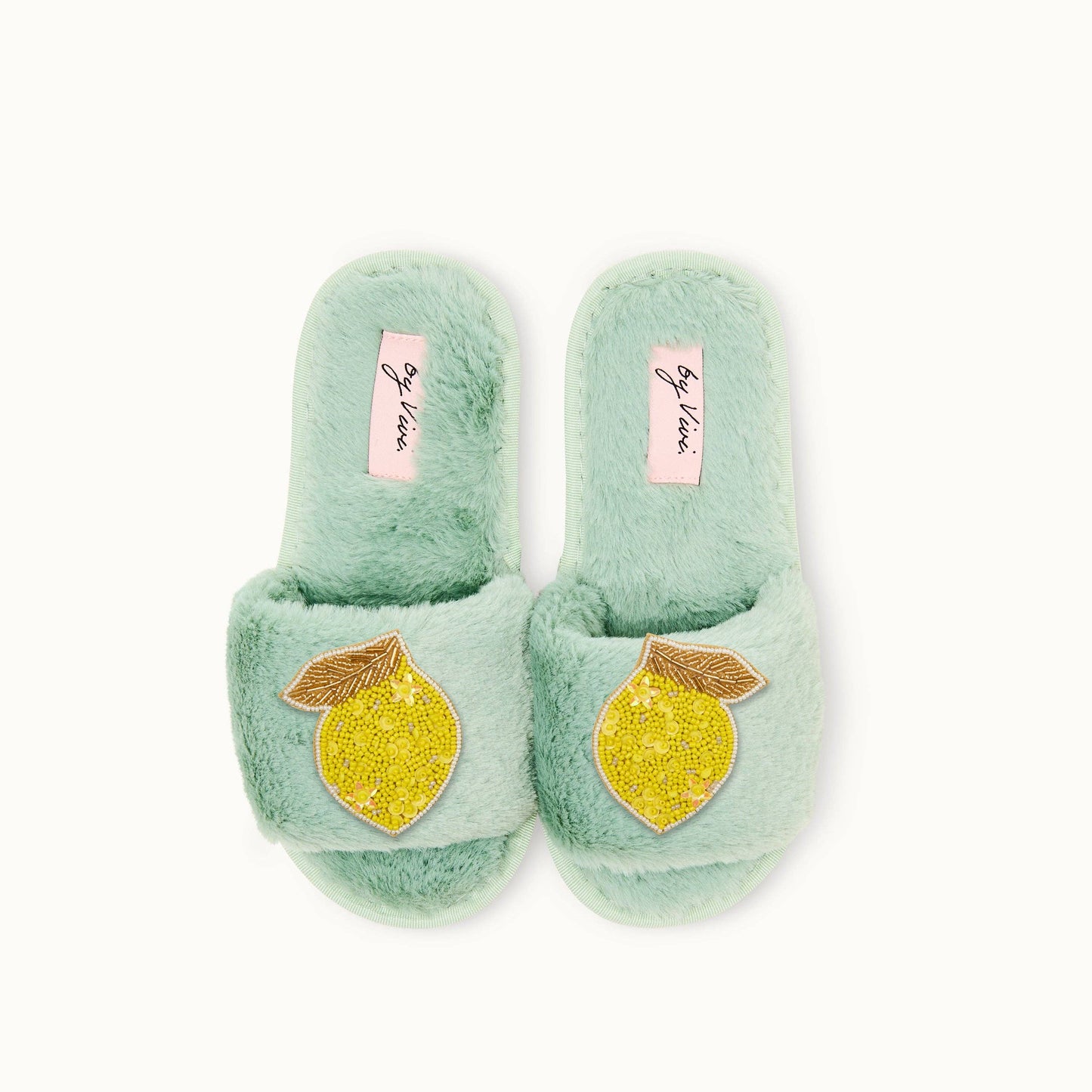 Paire de broches pour Chaussons - Citron