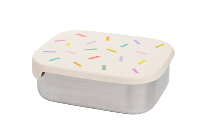 STAINLESS STEEL LUNCH BOX with confetti compartments for CHILDREN