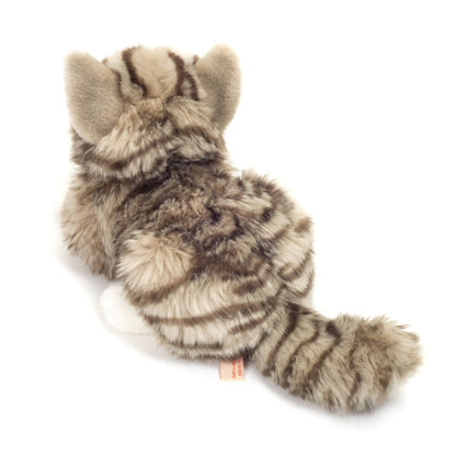 Peluche Chat couché gris