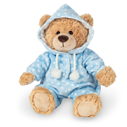 Peluche Ours en pyjama bleu