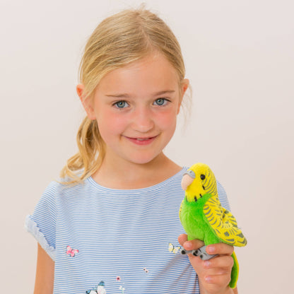 Green Parakeet Plush Toy