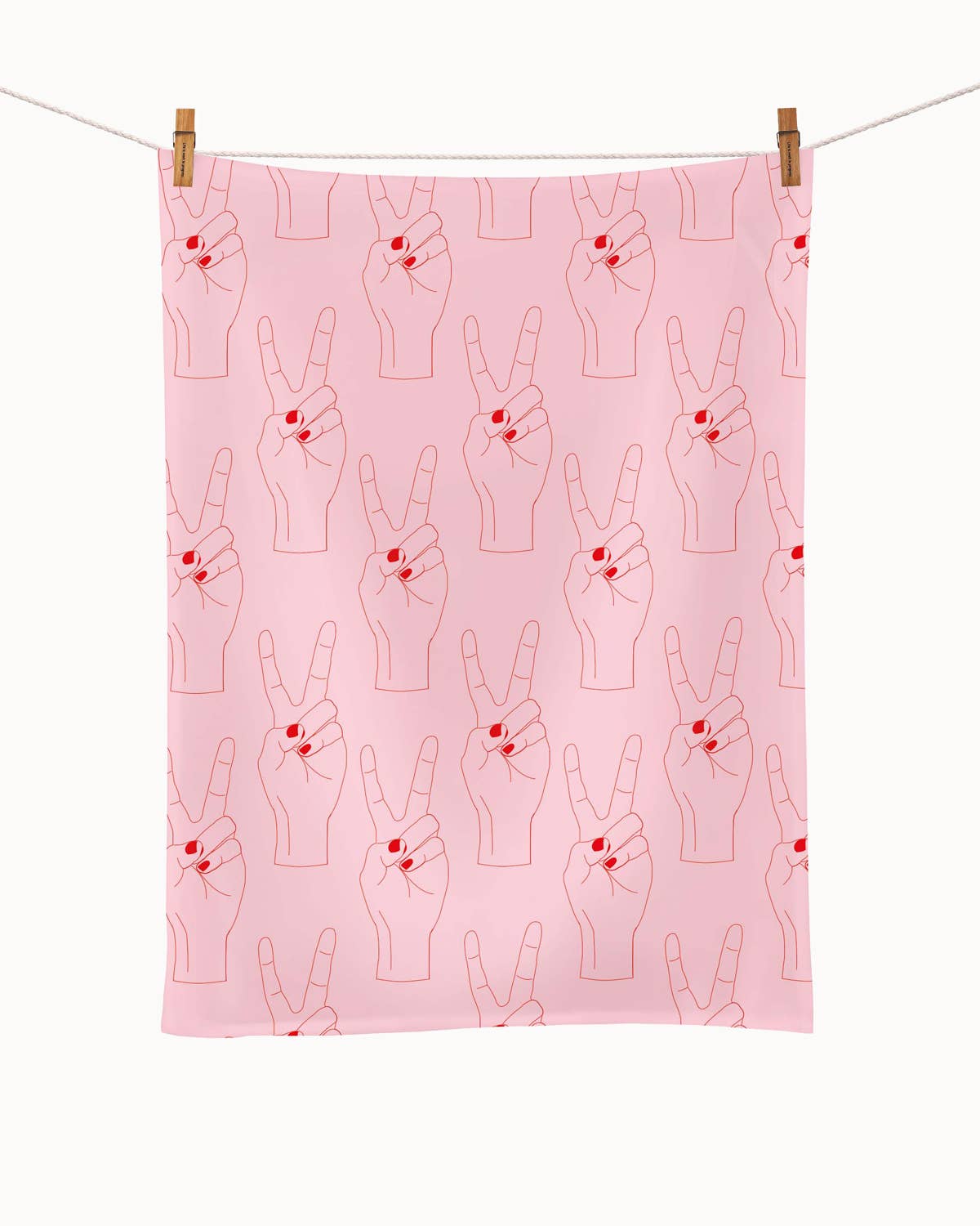 Torchon de cuisine biologique - Paix