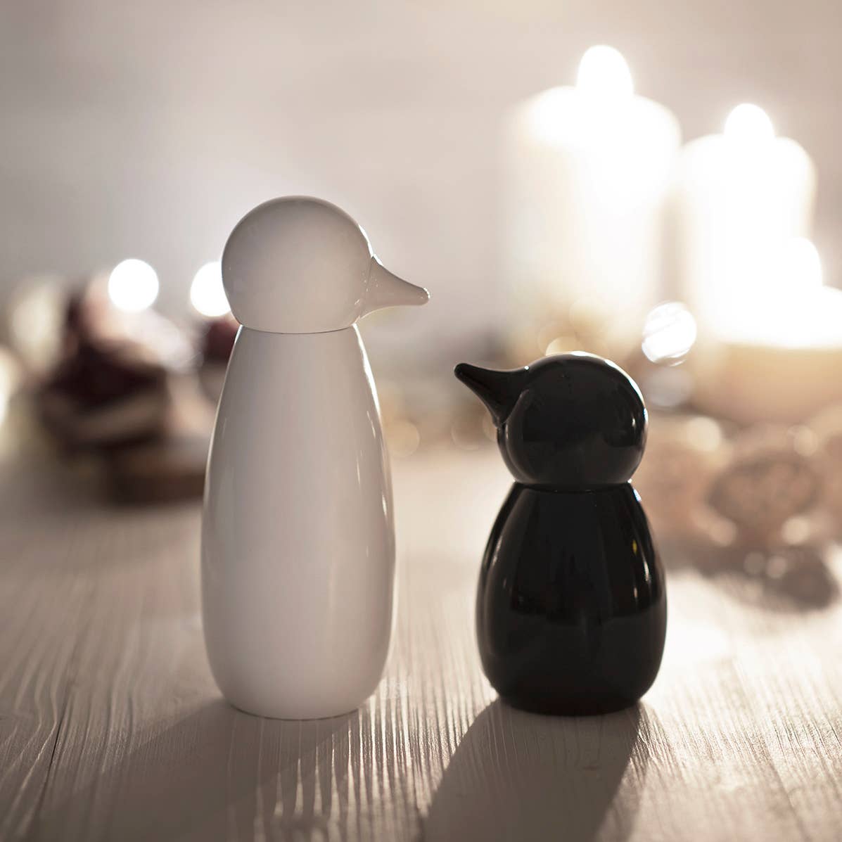 "Happy Feet" Spice Mill - White