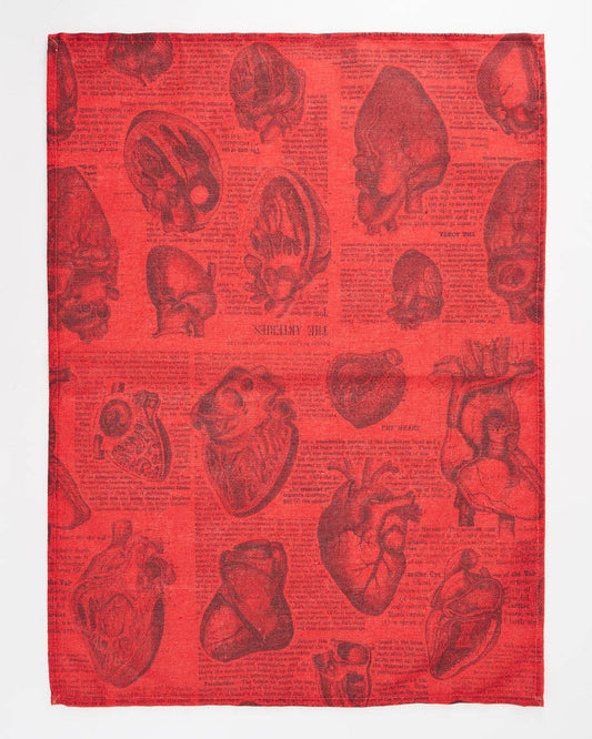 Torchon Cœur Anatomique – produit scientifique Cognitive Surplus EU, vue 1