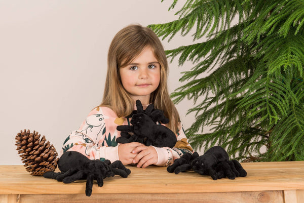 Peluche Araignée Noire - Teddy Hermann