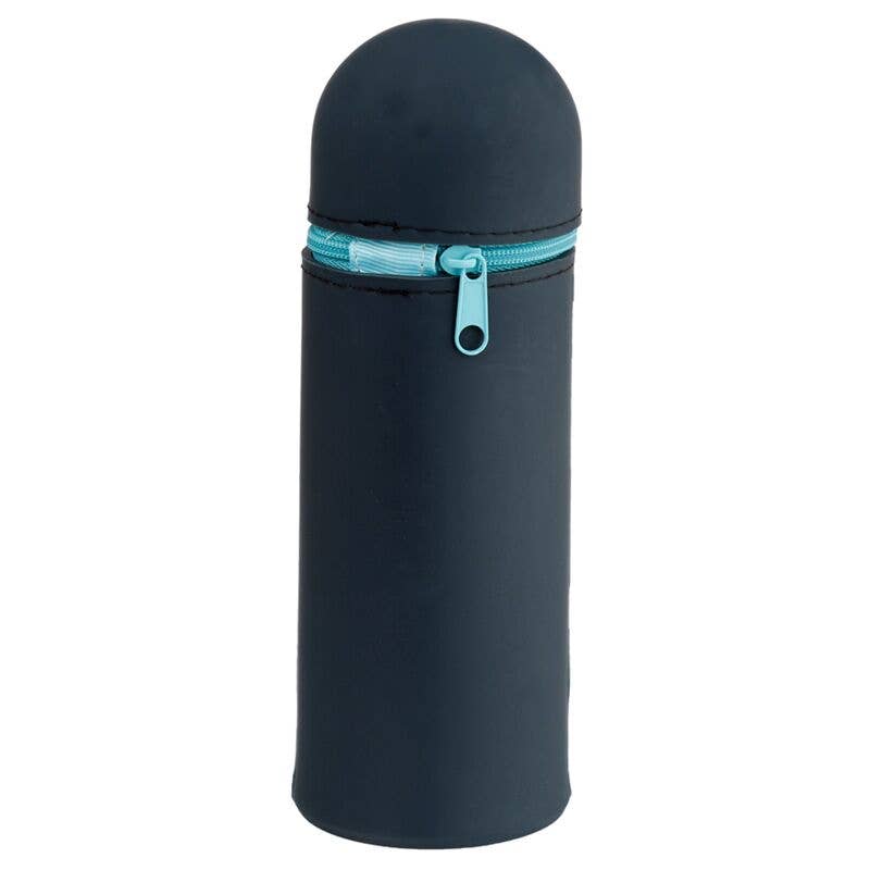 Silicone penguin pencil case