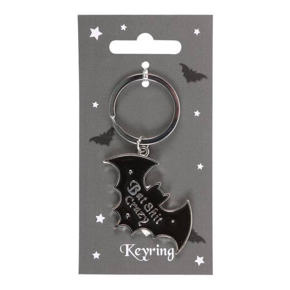 Porte-clés Chauve-Souris "Bat Shit Crazy"