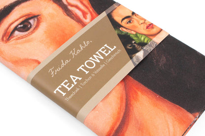 Torchon Frida Kahlo – Joli autoportrait peint