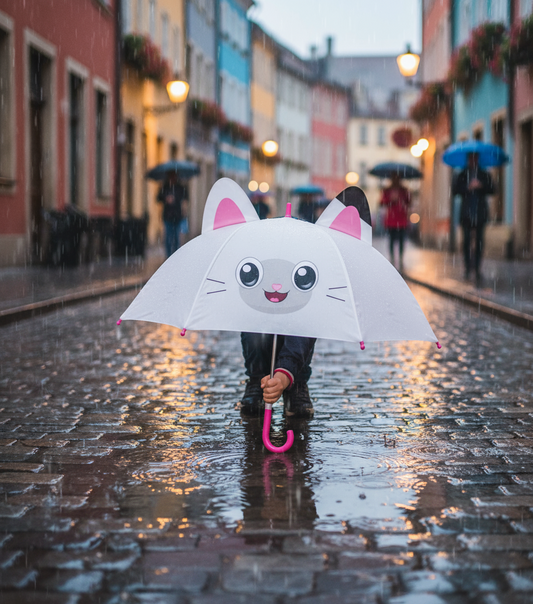 Gabby's Dollhouse Umbrella with Ears