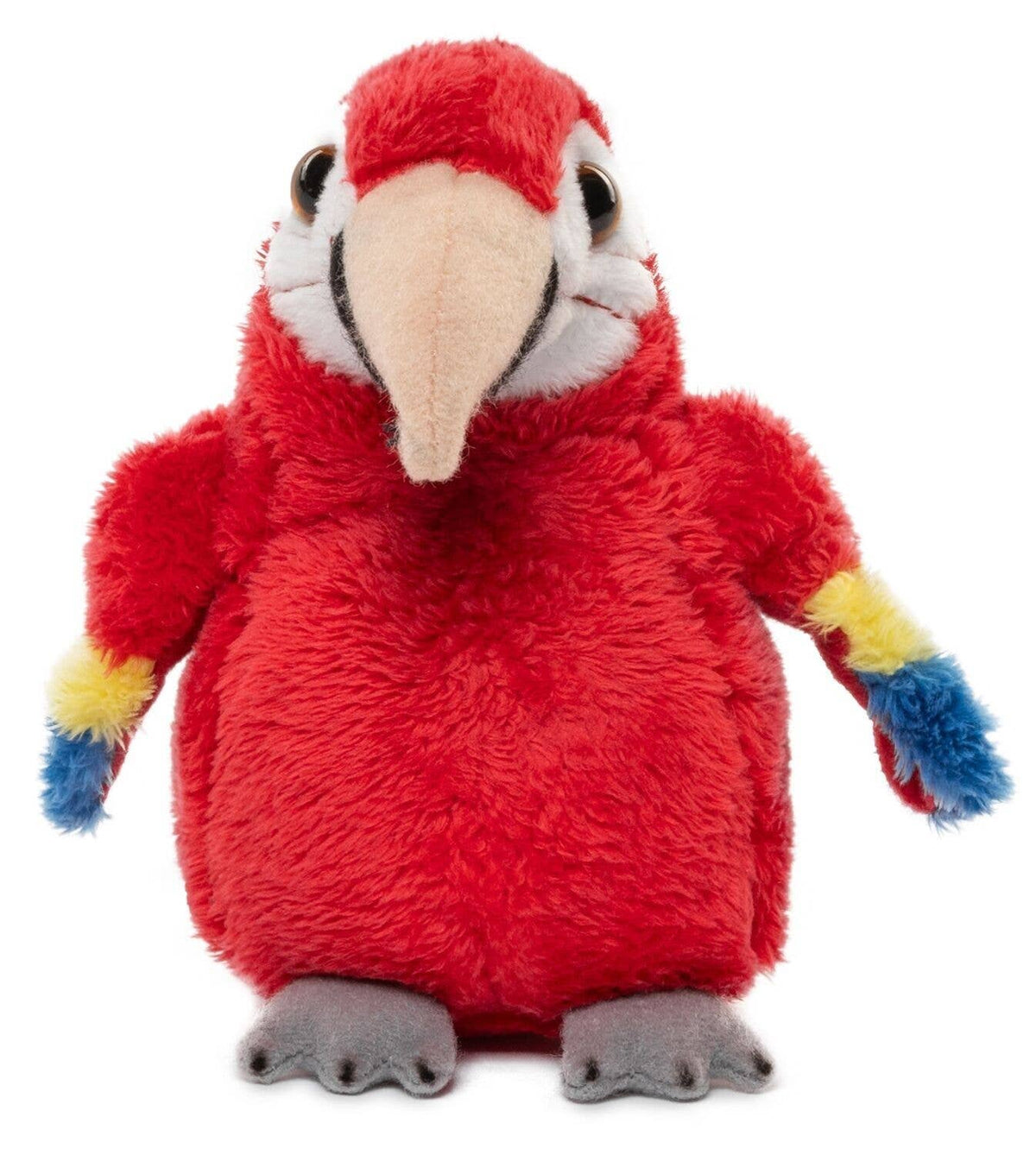 Peluche perroquet rouge