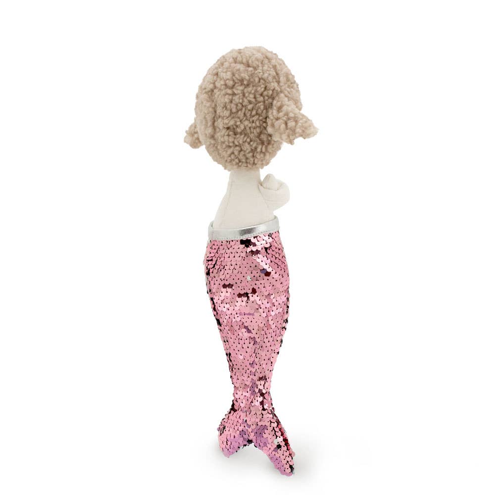 Peluche en Coton, Zoe La Brebis : Sirène-29cm-3+