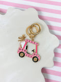 Porte-clés Voiturette de Golf - Rose