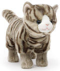 Peluche Chat avec Son Debout Tigre-tigré