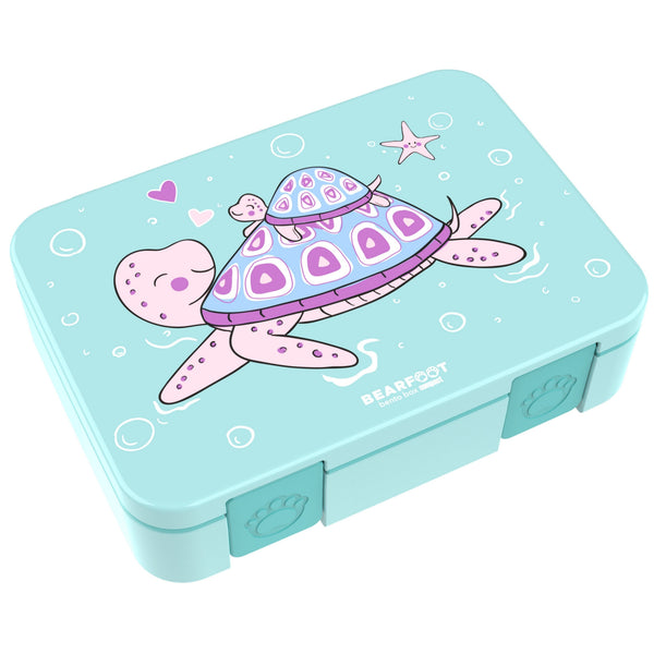 Bento Box with Compartments, Lightweight & Leakproof - Turtle