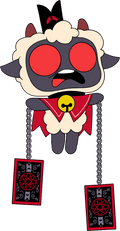 Pin's Possessed Tarot Lamb