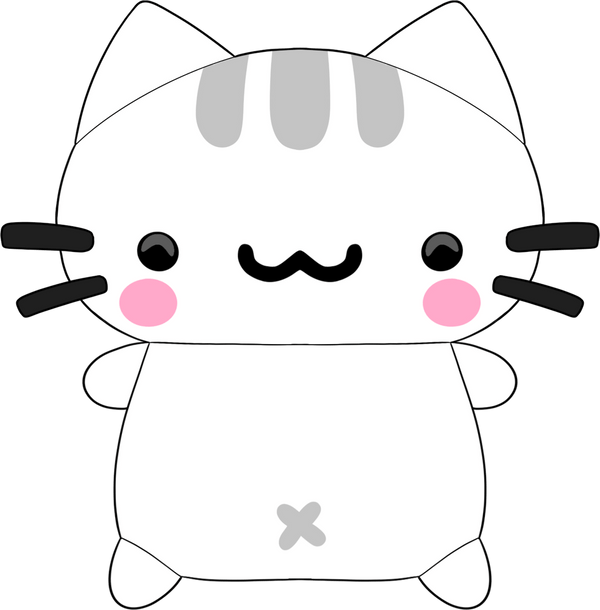 Silly Cat Plush (9in)