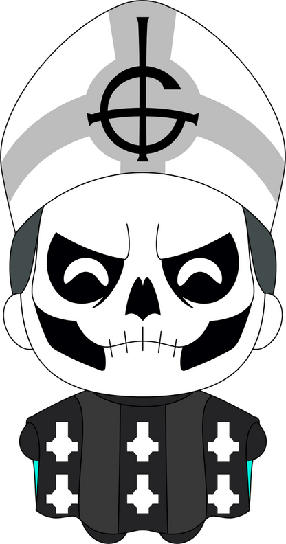 Pope II Keychain (5in)