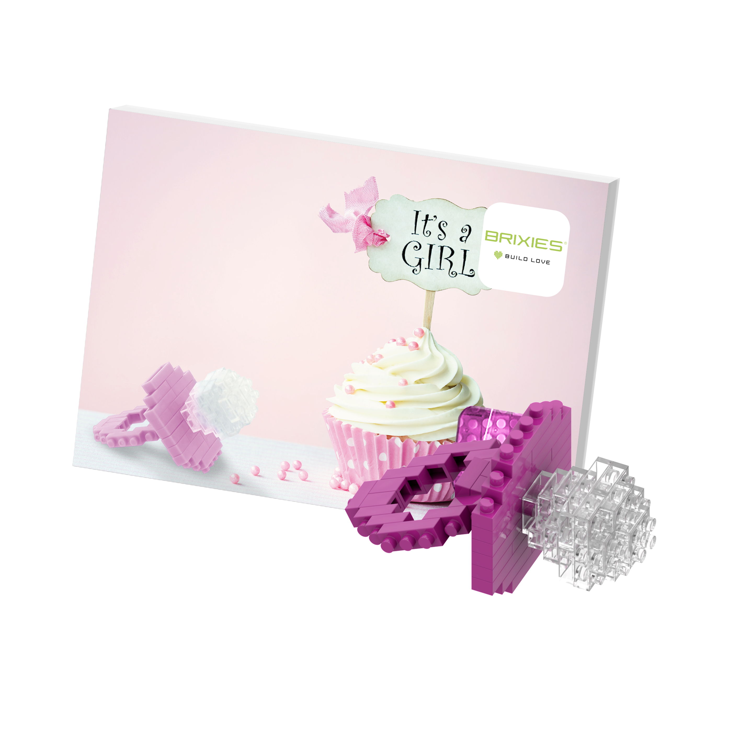 BRIXIES Postcard Baby Girl