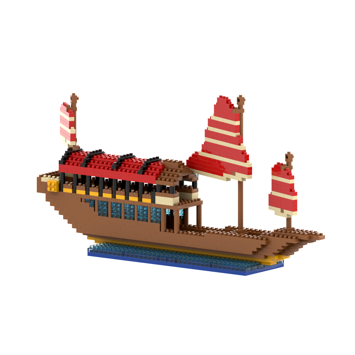 BRIXIES Large Dragon Boat