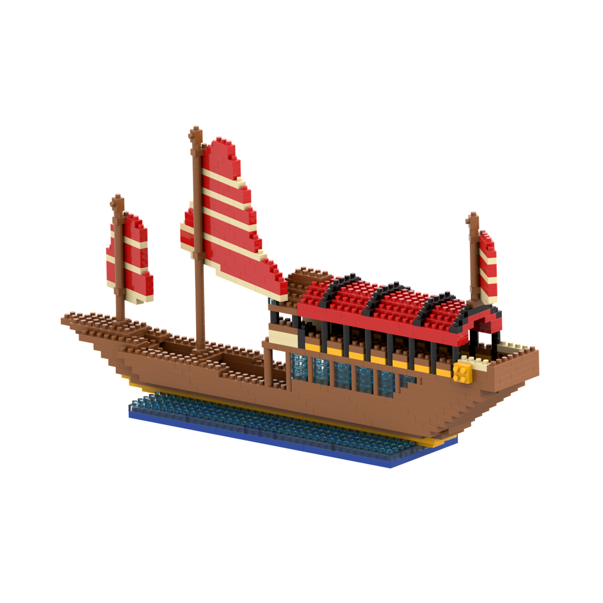 BRIXIES Großes Drachenboot