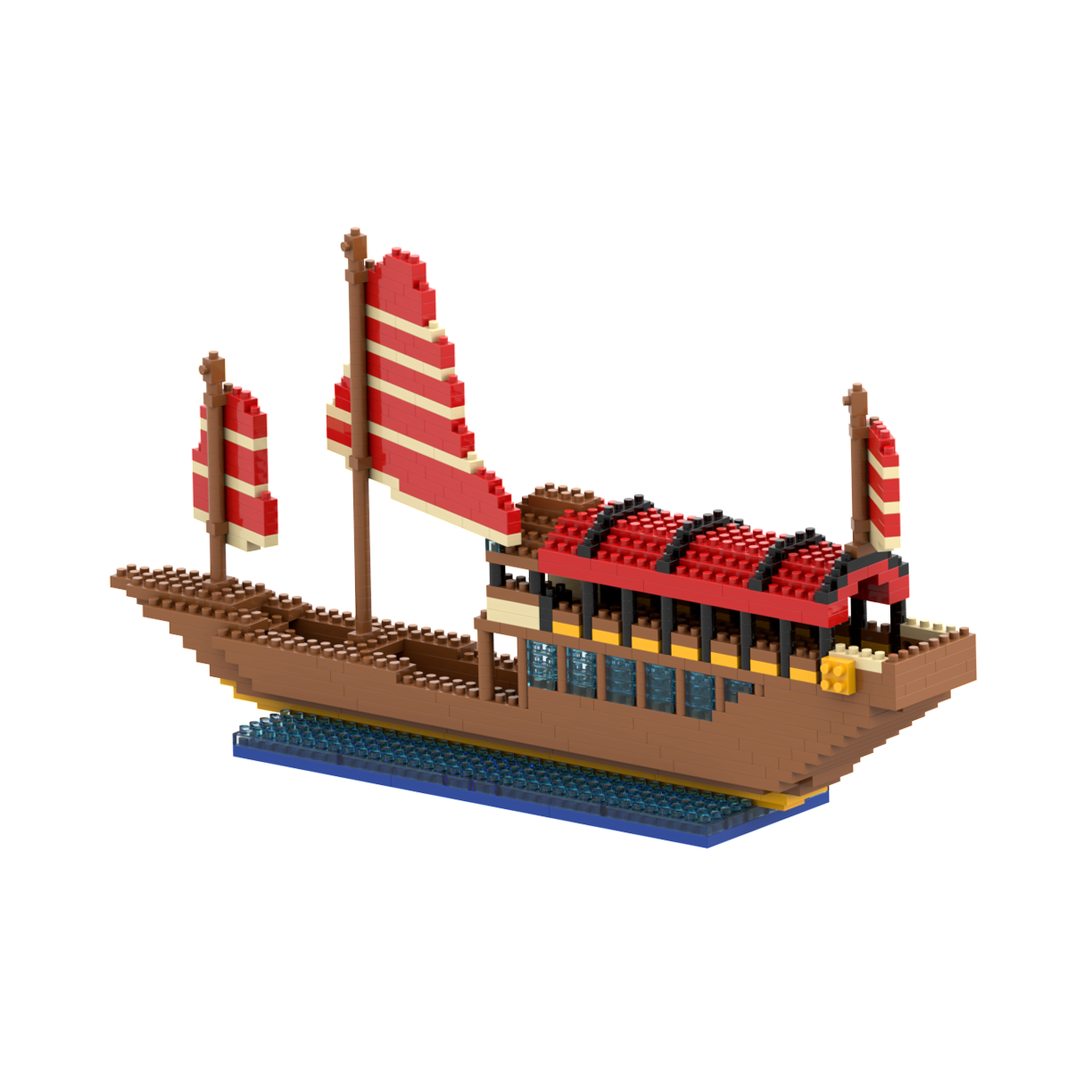 BRIXIES Large Dragon Boat