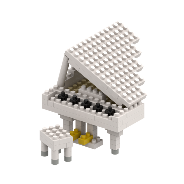 BRIXIES Piano (Grand) White