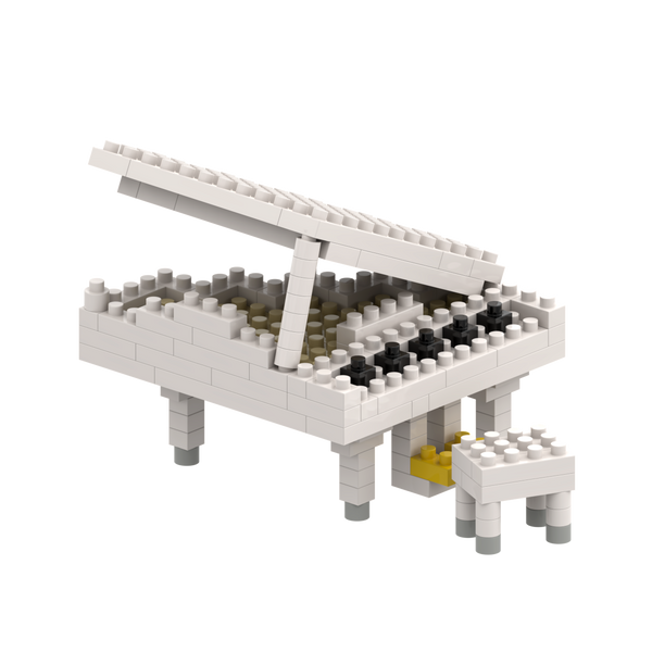 BRIXIES Piano (Grand) White