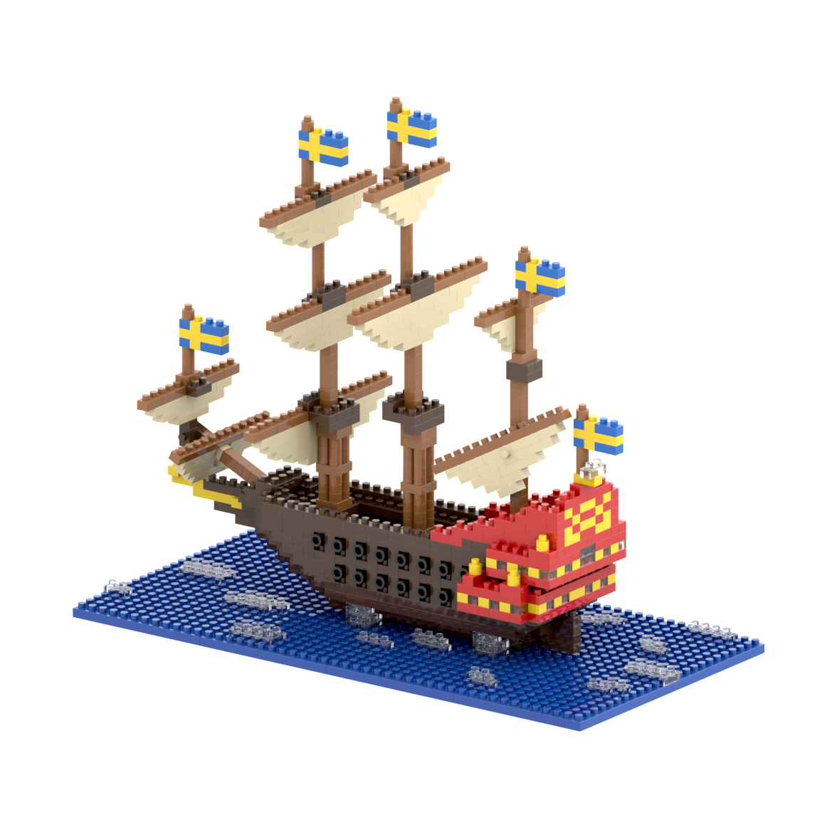 BRIXIES Vasa Schiff