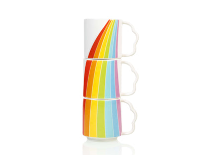 Mugs Empilables Over The Rainbow – Lot de 3
