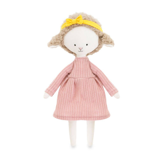 Peluche en coton Cotti Motti, Zoe la brebis - 29 cm, dès la naissance