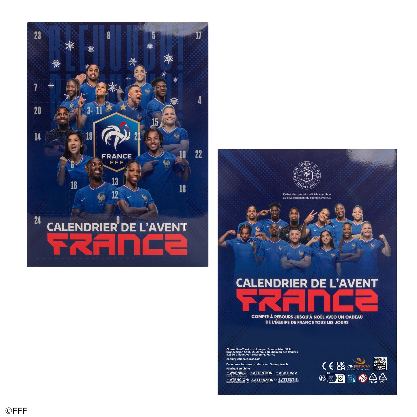 2025 French National Football Team Advent Calendar
