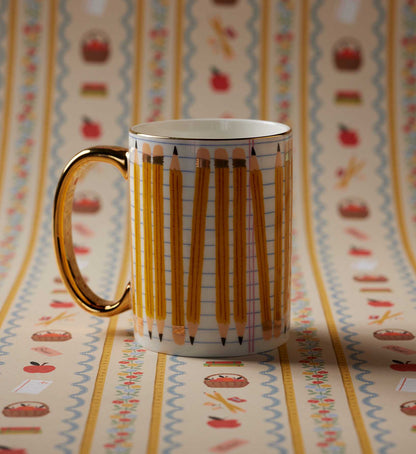 Mug en porcelaine - Crayons