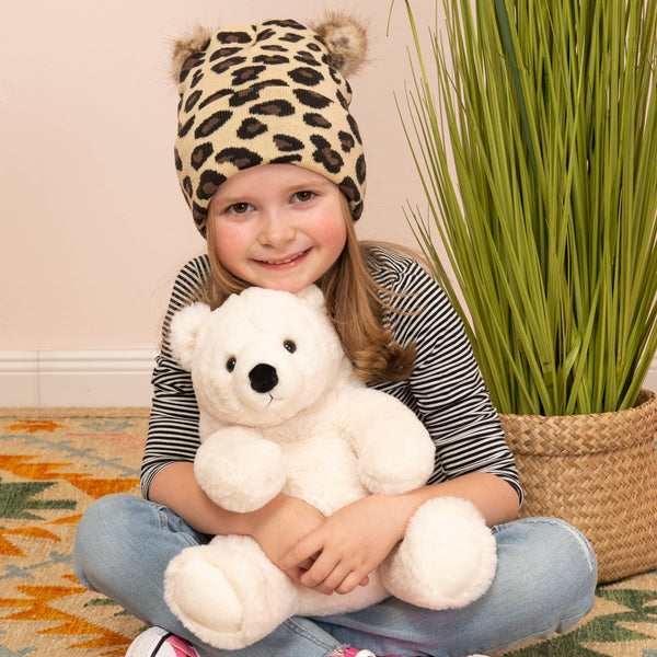 Peluche Ours Polaire Assis – 35 cm - Teddy Hermann