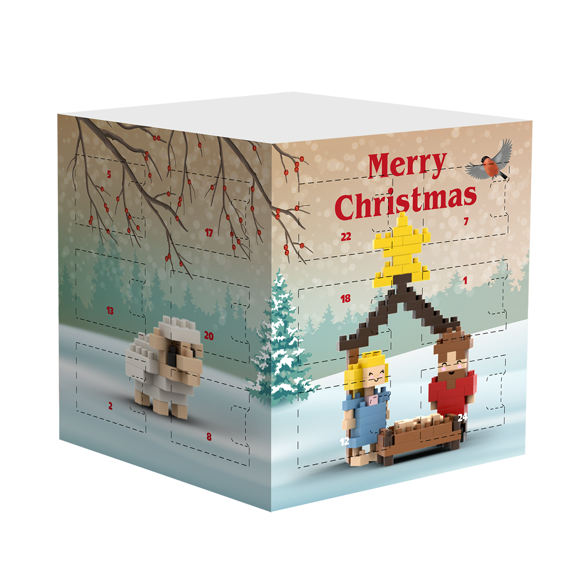 BRIXIES Advent Calendar Nativity Scene