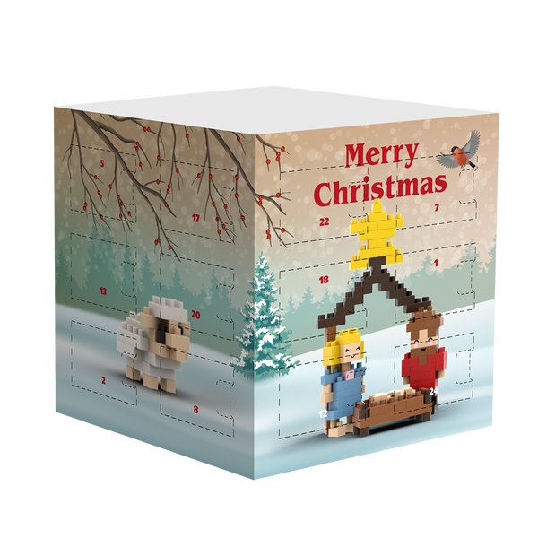 BRIXIES Advent Calendar Nativity Scene