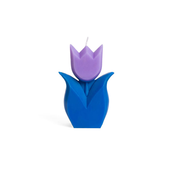 Bougie Tulipe Bleue Helio Ferretti Vue 1
