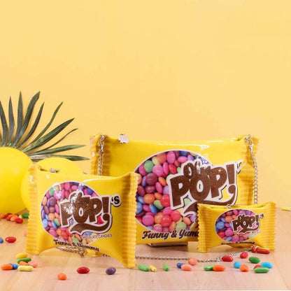 Oh My Pop! Chococandy Coin Purse, Yellow