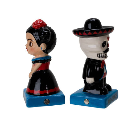 Dia De Los Muertos Ceramic Salt and Pepper Shaker Set