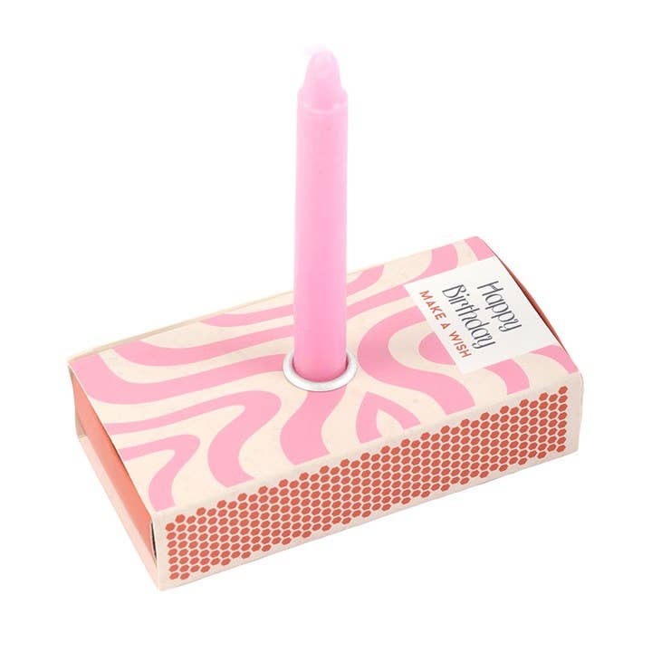 Set of 3 "Happy Birthday" On the Go Candles