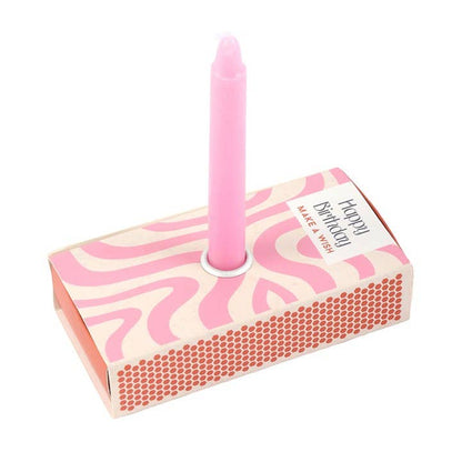 Set of 3 "Happy Birthday" On the Go Candles